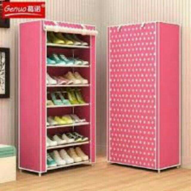 TỦ GIẦY 7 TẦNG HOA .