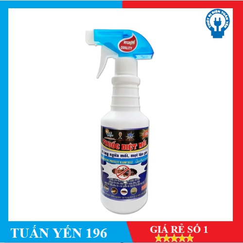 Thuốc diệt mối , diệt côn trùng 500g - thể tích thực 473ml dạng xịt phòng ngừa mối, mọt tận gốc cao cấp