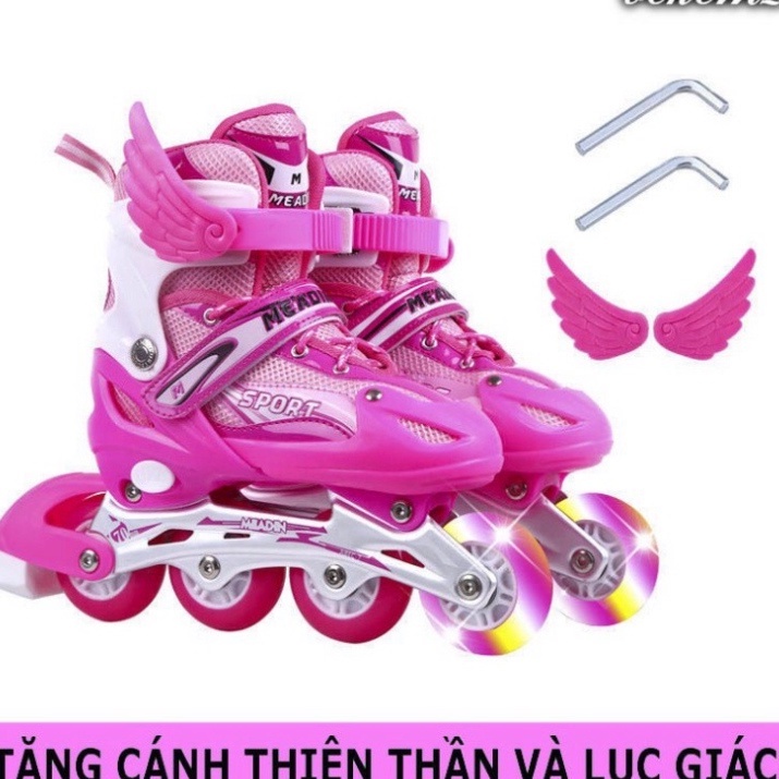 Giày Trượt Patin Phát Sáng Sport Trẻ Em - Batin Người Lớn QF Thế Hệ Mới