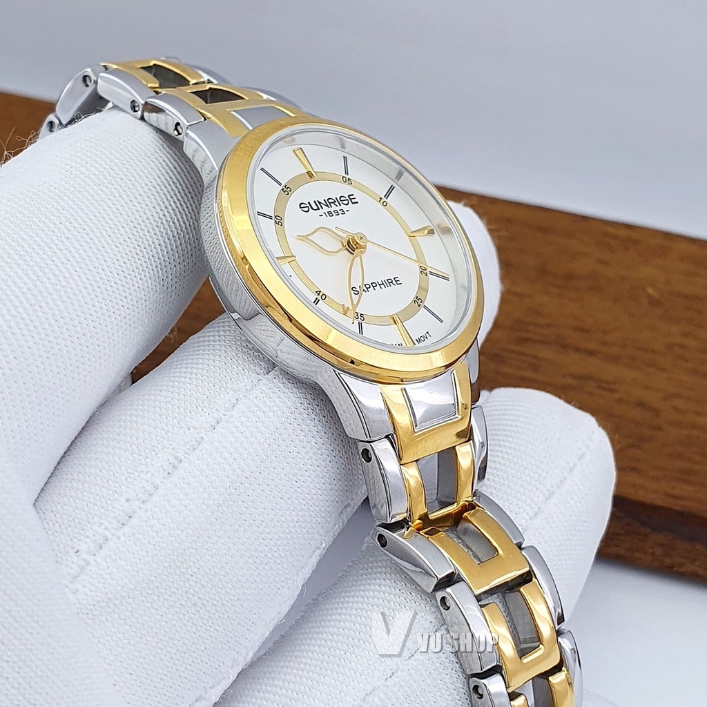 Đồng hồ nữ SUNRISE 9976SA - Chính hãng, Kính Sapphire