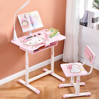 Bàn học cho bé - Bàn Học sinh trẻ em và ghế nhiều họa tiết kèm giá sách - KT 95 x 69 x 45 cm ( Có 3 màu)