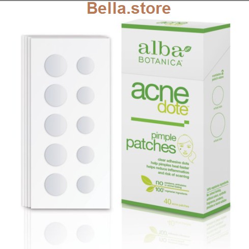 Miếng dán mụn Alba Botanica Acnedote Pimple Patches