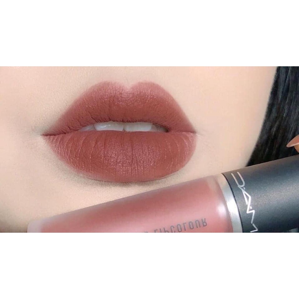 Son MAC kem 997 Over The Taupe Màu Nâu Tây,  son MAC Powder Kiss Liquid Lipcolour chính hãng date mới