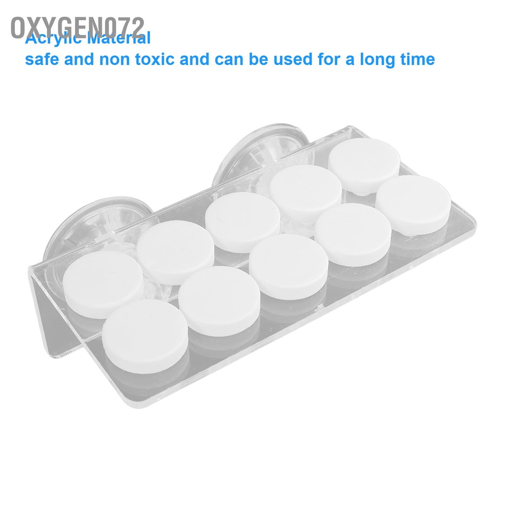 Oxygen072 Coral Frag Rack Acrylic Rõ ràng Nhỏ gọn Dễ dàng Lắp đặt Hồ cá Giá đỡ cho bể