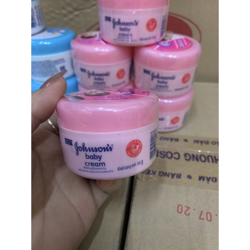 [ giá sỉ ] Kem dưỡng ẩm johnson baby 50g ( thái Lan )