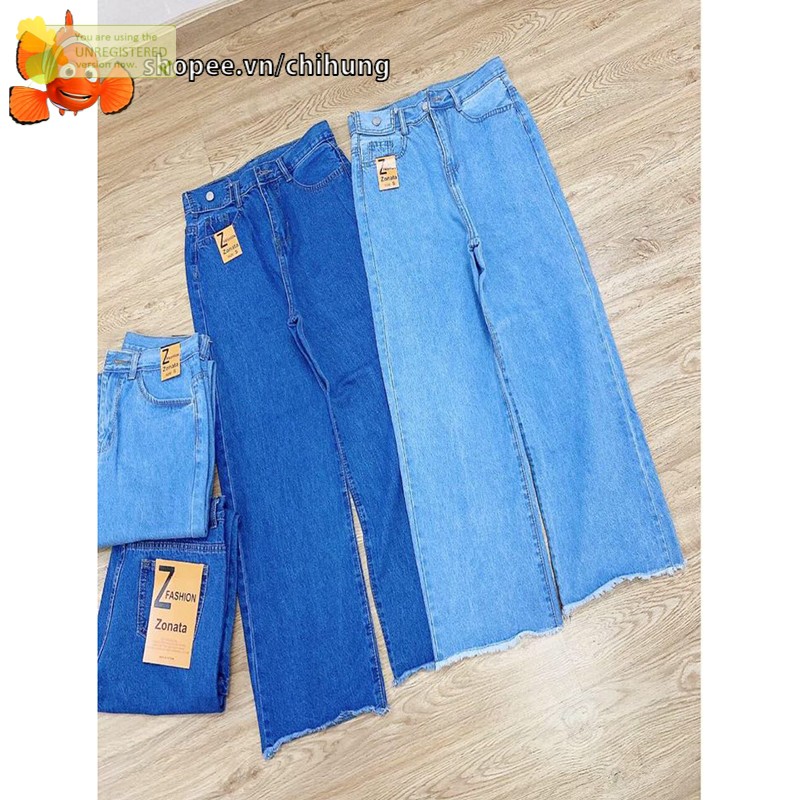 Quần jean nữ 1 nắp CHIHUNG túi màu xanh đậm, xanh nhạt size S,M,L MT928 mới lạ siêu đẹp chuẩn store freeship 50k