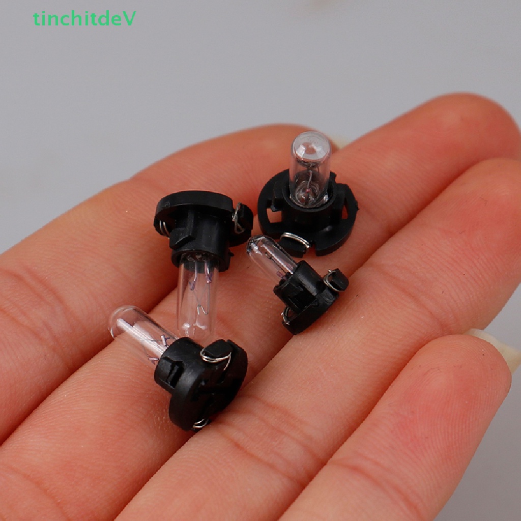 Bộ 5 Đèn LED T3 T4.2 Ánh Sáng Trắng Ấm Gắn Bảng Điều Khiển Xe Hơi