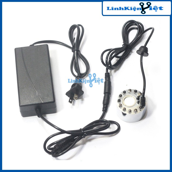 Động Cơ Phun Sương MP-20 16W 500ml/h Full 12 LED 7 màu ( Tặng Adapter 24V-2A )