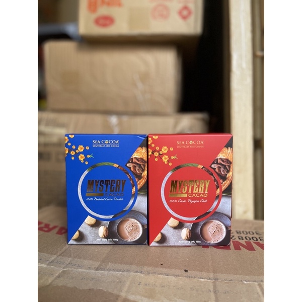 BỘT CACAO HIỆU SEA COCAO HỘP GIẤY 100gr
