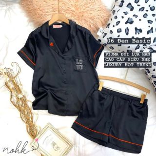 Pyjama đùi lụa hàn cao cấp nohk