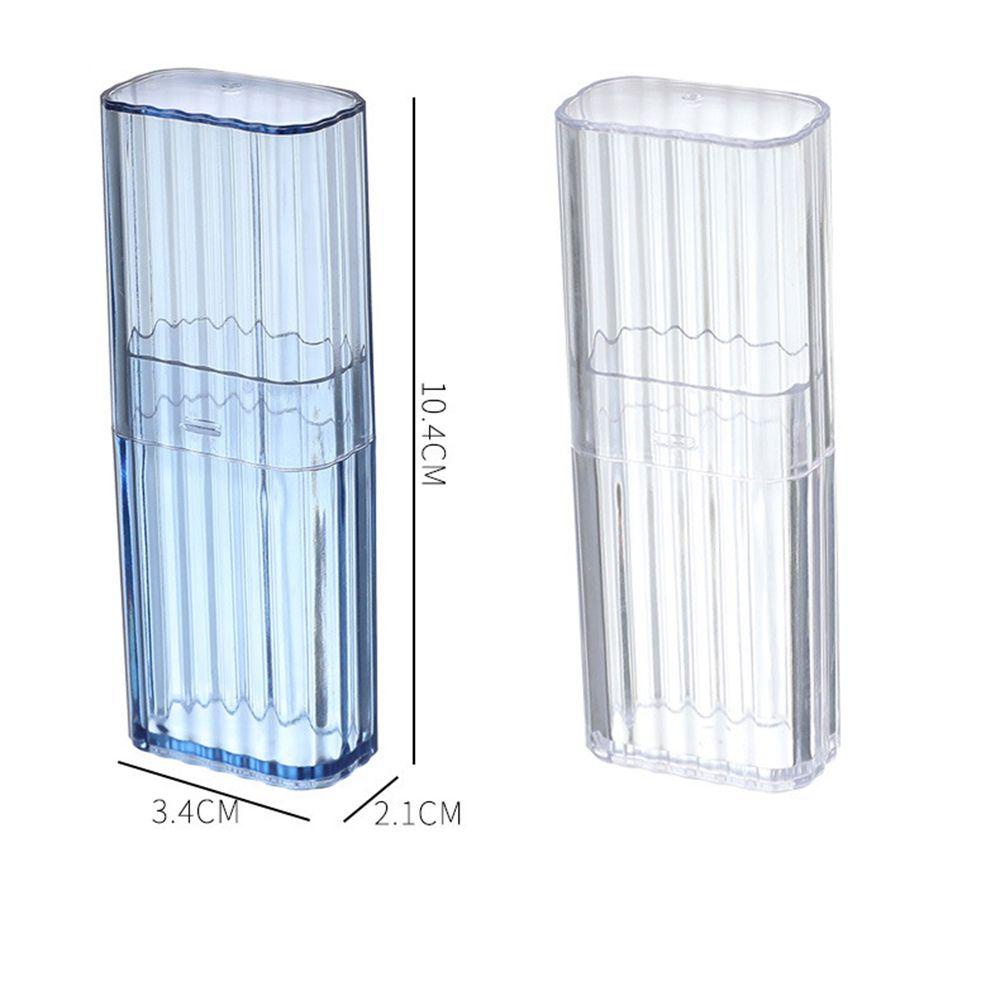 Hộp Đựng Tăm Xỉa Răng Chữ Q Trong Suốt Chống Bụi Mang Đi Du Lịch Tiện Lợi