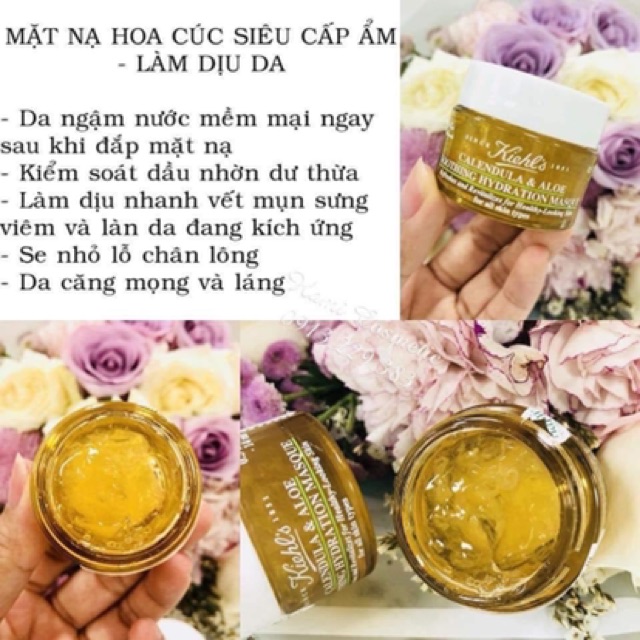 Mặt nạ Kiehls 28ml hoa cúc/đất sét/gừng