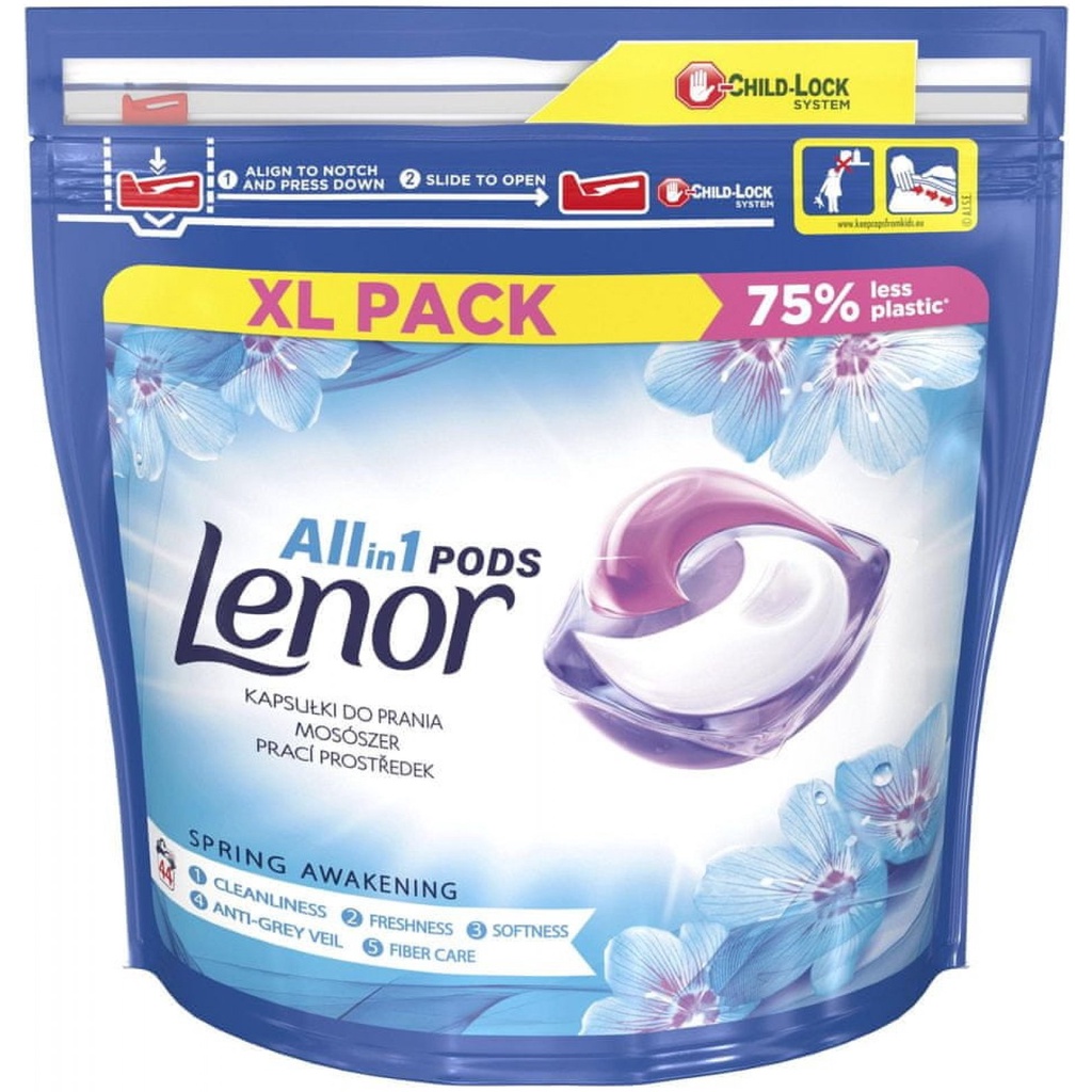 Viên giặt quần áo Lenor lưu giữ mùi hương cực lâu