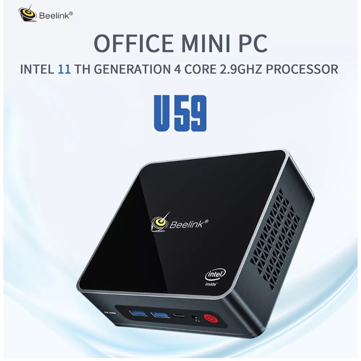 Beelink U59 Mini Pc Windows 11 Pro,8GB DDR4 256GB SSD Intel 11th Generation Processors N5095 4C 4T Up to 2.9Ghz, Mini PC thumbnail