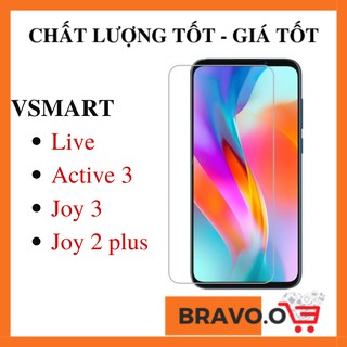 Kính cường lực trong suốt Vsmart Live/ Joy 2 Plus/ Joy 3/ Active 3