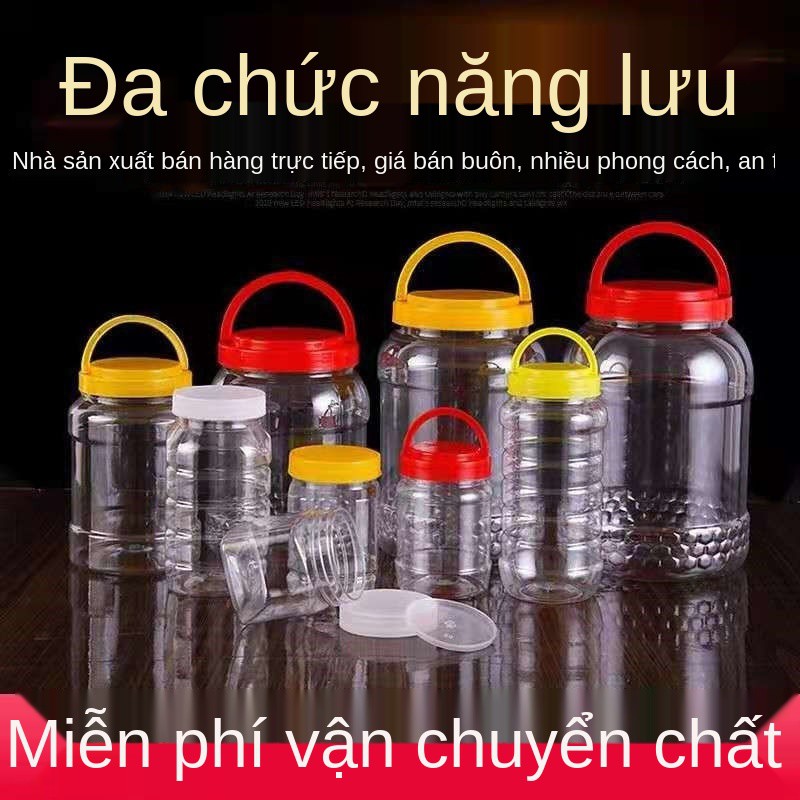 Chai nhựa 5 kg lọ đựng rau ngâm loại lớn 10 kg thùng kín đựng dung tích lớn Nhà sản xuất lon bán buôn