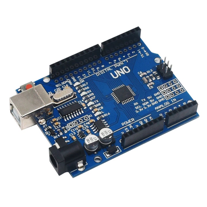 KIT Arduino Uno R3 Chíp Dán CH340 Sử Dụng Cho Học Tập Lập Trình Cơ Bản