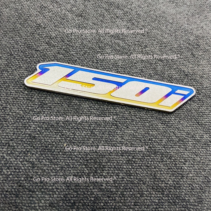 01 Tem Titan &quot;Chữ 150i/F150&quot; Size Nhỏ Gắng Xe Máy G1097