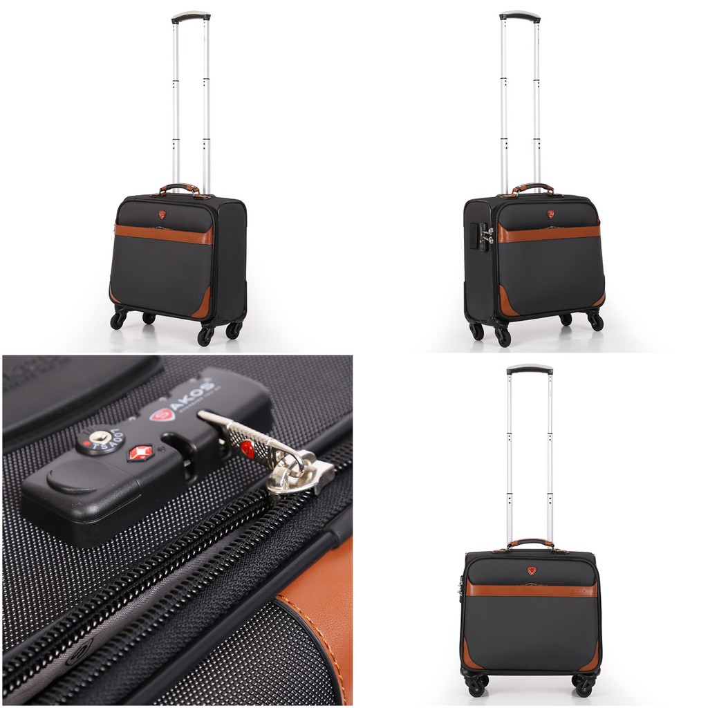Vali Kéo Vải Doanh Nhân SAKO ATLAS - Size Xách Tay (Cabin/ 18inch) - Khóa TSA - Chống Thấm, Trượt Nước