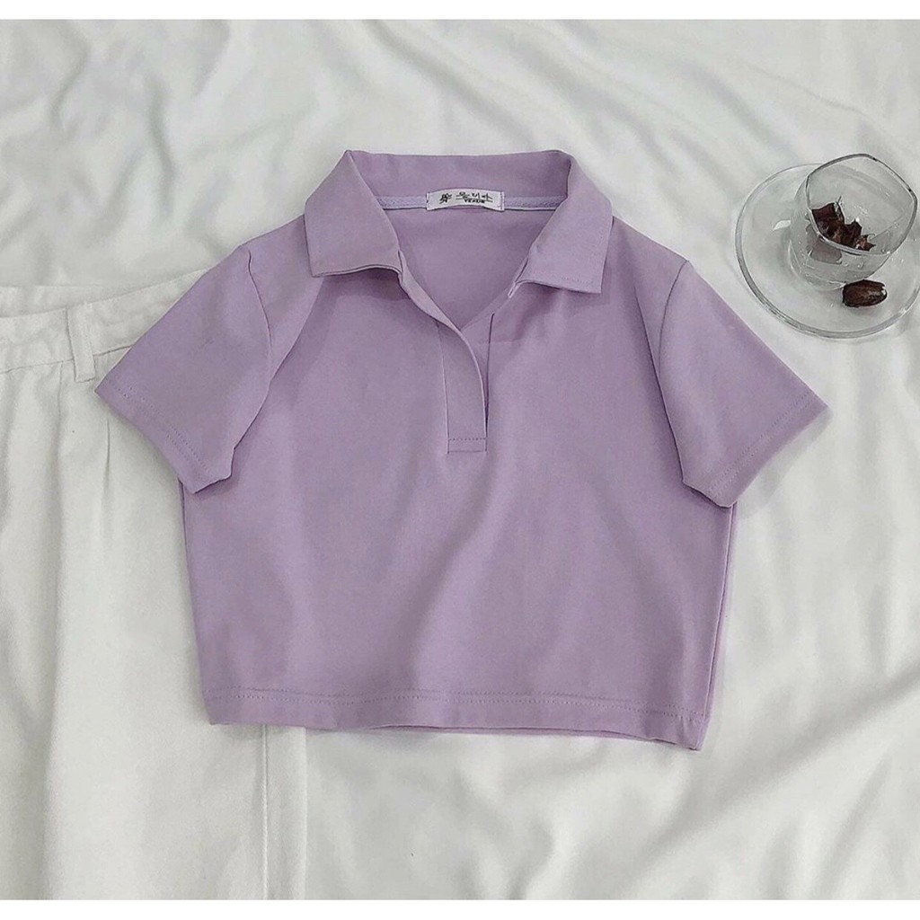 Áo Croptop POLO Nữ | WebRaoVat - webraovat.net.vn