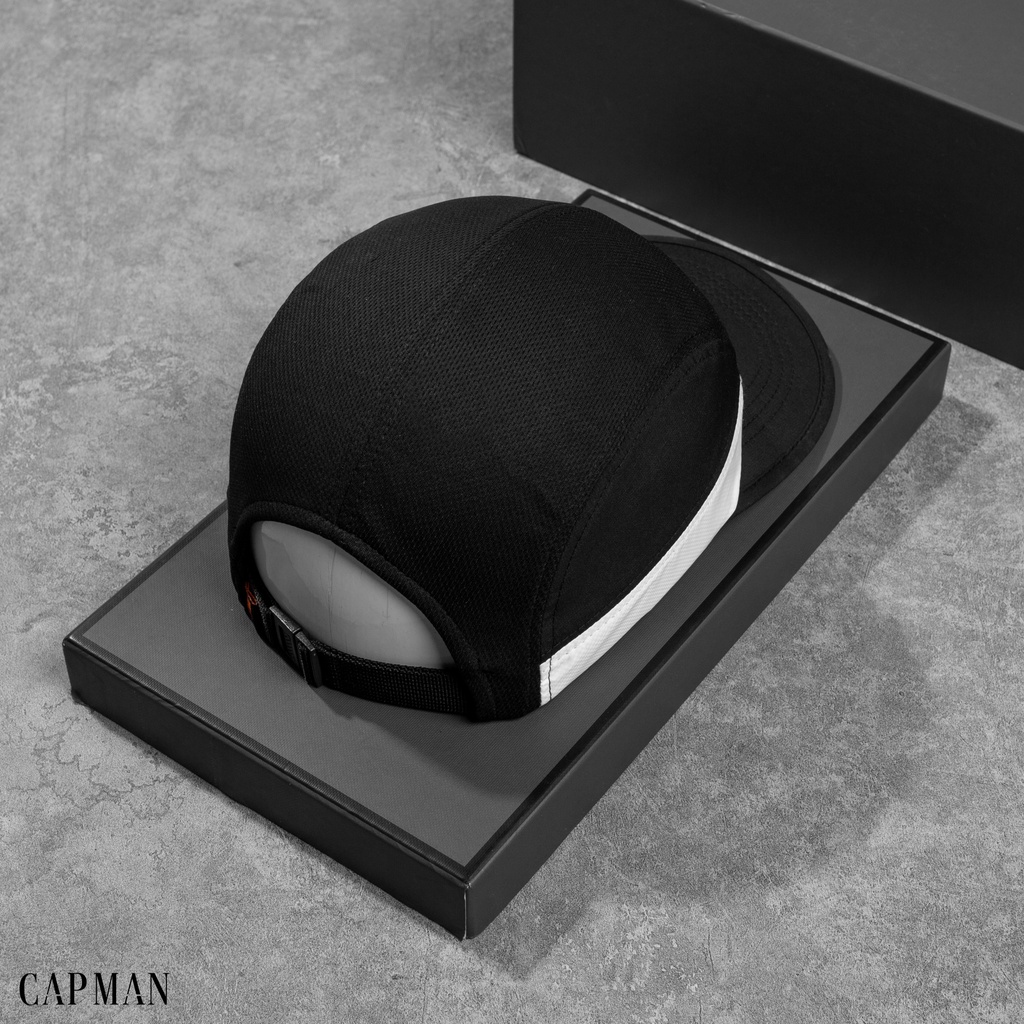 Mũ lưỡi trai CAPMAN dáng thế thao ôm đầu CM74 không nút chính hãng