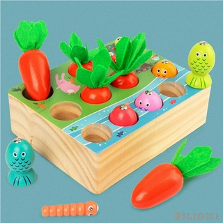 Đồ Chơi Hình Củ Cà Rốt Bằng Gỗ Cho Bé