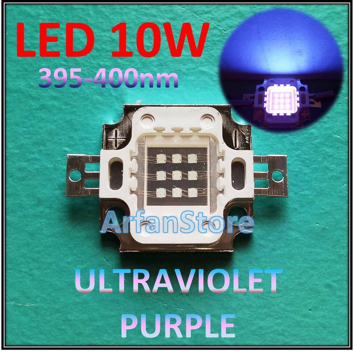 Đèn Led 10w Uv Siêu Sáng Hpl ~ 675