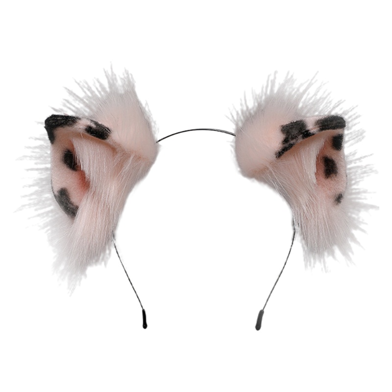 Băng Đô Tai Mèo Đính Lông Giả Hóa Trang