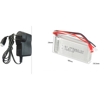 Combo Pin sạc Lipo 7.4v 1500mah xả 25C