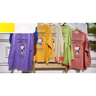 Áo thun nỉ bo tay cậu bé be you self unisex