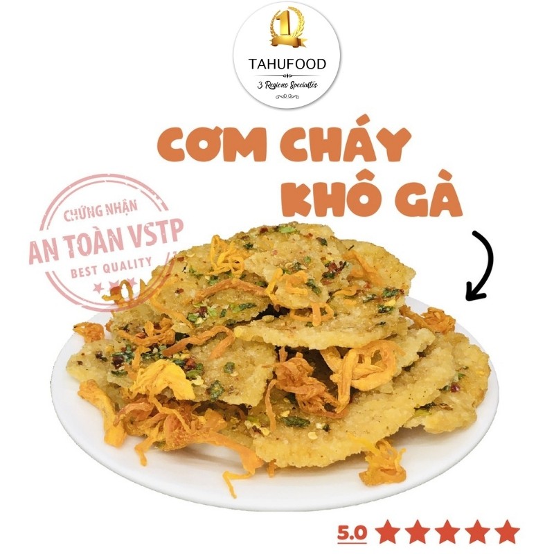  Cơm Cháy Mắm Gà Đồi - Cơm Chiên Mắm Khô Gà - 280g - Giòn Ngon khó Khó Cưỡng -TAHU FOOD