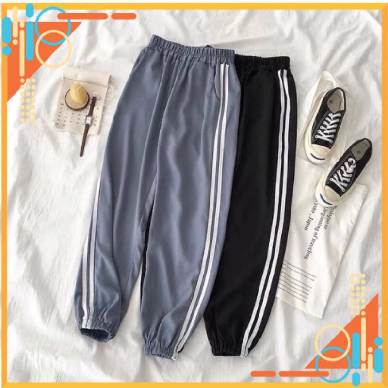 🔥HOT🔥 Đồ Bộ Legging Jogger Line Phối Thun Nam Nữ Unisex (Thể Thao, Nhà) Hình Person | BigBuy360 - bigbuy360.vn