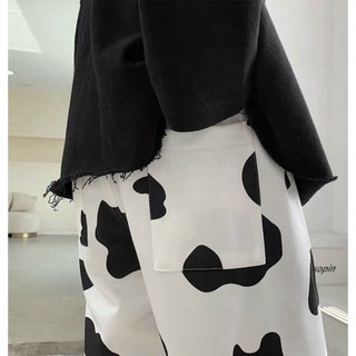 Quần Jogger thun Nam Nữ Unisex in hình Bò Sữa  quần dài có dây rút vải thun cực mát cá tính