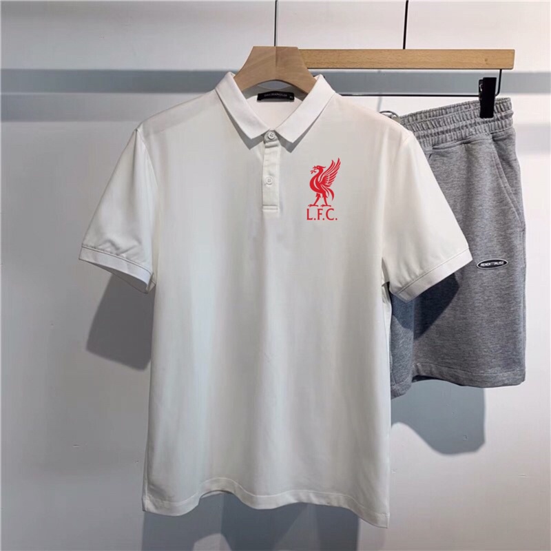 Áo bóng đá Polo Câu lạc bộ Clb Liverpool, thời trang nam nữ ngắn tay có cổ phong cách thể thao