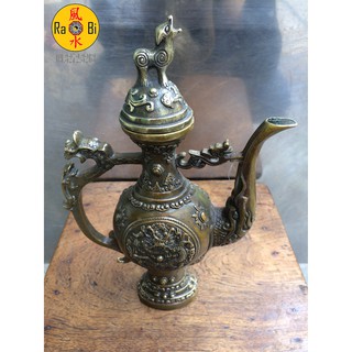 Bình Trà Rồng Giả Cổ - Tượng Đồng Phong Thủy