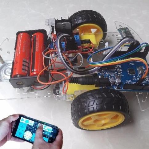 [FREE SHIP => 50K ] Bộ kit tự học arduino xe điều khiển bằng bluetooth