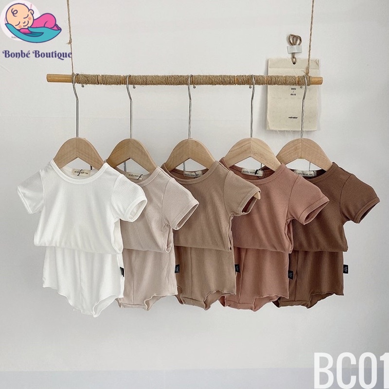 Bộ Minky Mom cho bé trai bé gái hàng Quảng Châu