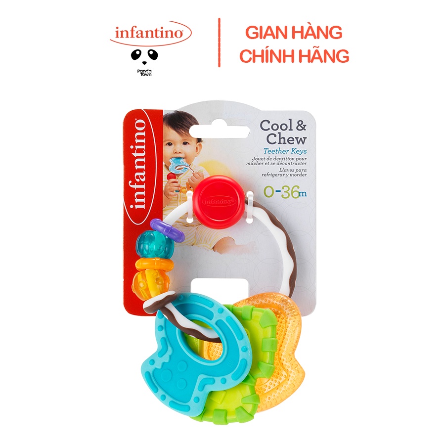 Gặm Nướu Cho Bé Hình Chùm Chìa. Khoá Infantino - Cool &amp; Chew Teether Keys