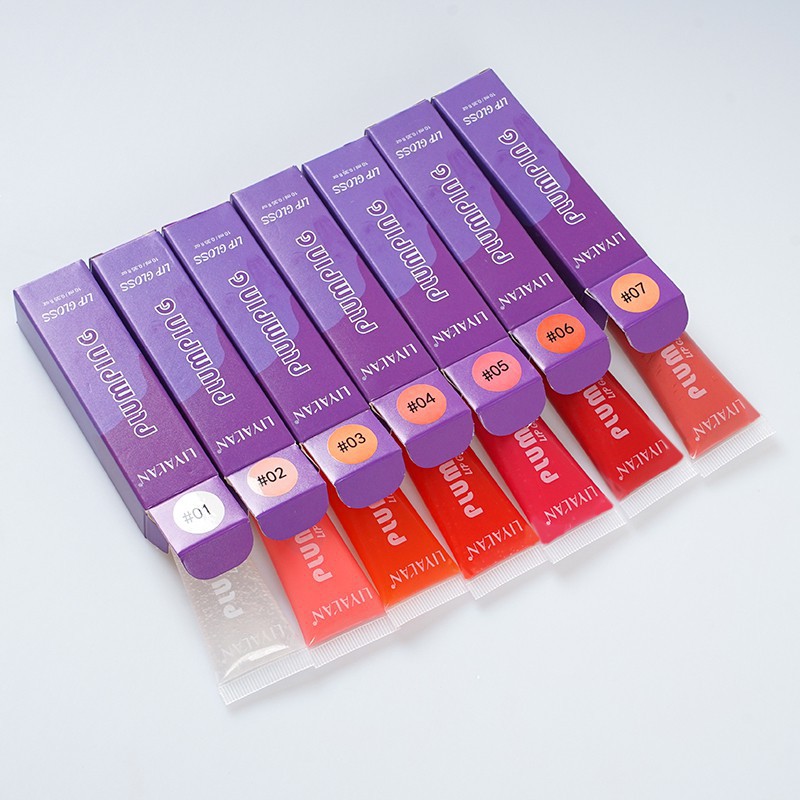 Son bóng LIYAL'AN 20 màu dưỡng ẩm làm sáng màu môi quyến rũ 10ml