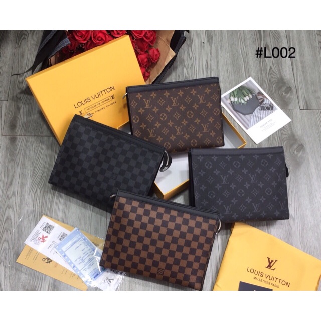 (Free ship 99k) ví cầm tay LV fullbox