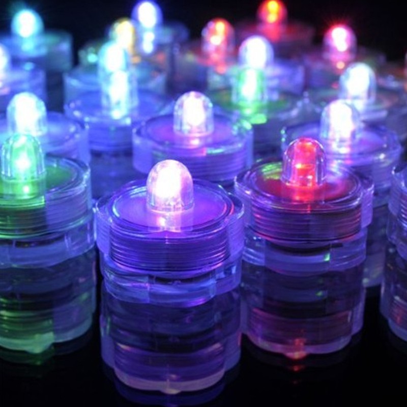 Đèn nến LED không thấm nước trang trí hồ cá/đám cưới/tiệc tùng/sinh nhật/quán bar