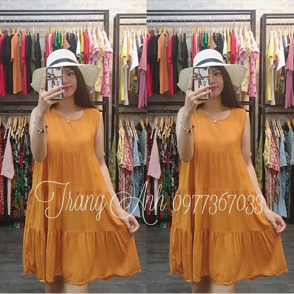 Vay lanh suông , váy bầu