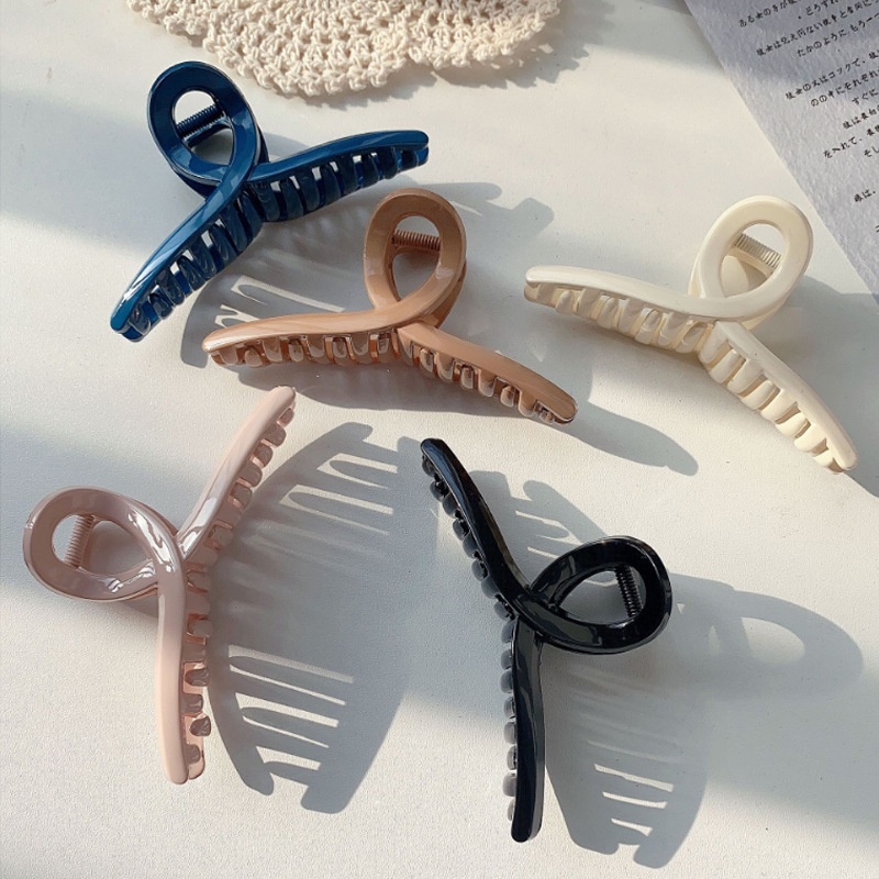 Kẹp tóc Acrylic lớn ngọt ngào ngọt ngào thời trang Hàn Quốc