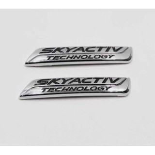 Tem chữ nổi SKYACTIV, MAZDA3, AXELA trang trí xe hơi