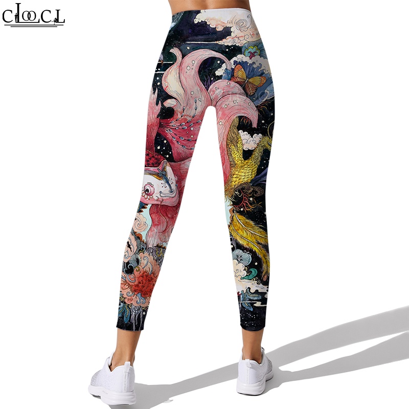 Quần Legging Thể Thao Nữ In Hình 3d