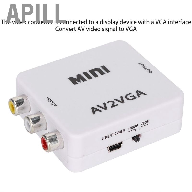 Bộ Chuyển Đổi Vga Sang Av Hdmi Hd 1080p Cho Hdtv Box Pc