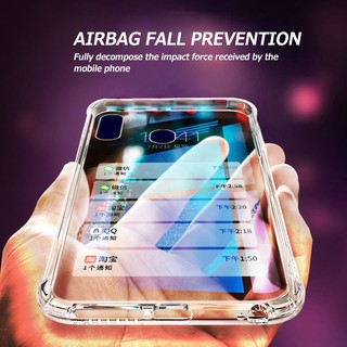 Samsung Galaxy A10s Bumper Case Airbag Shockproof Clear Case Covers