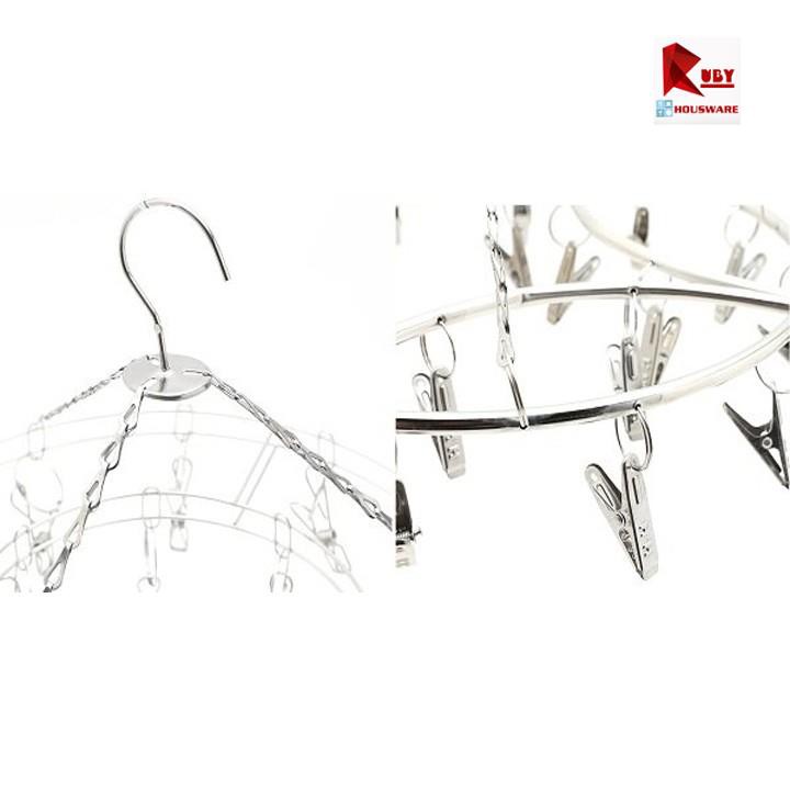 Móc Dù Tròn Inox Hưng Huê ( 2 Phân Loại )