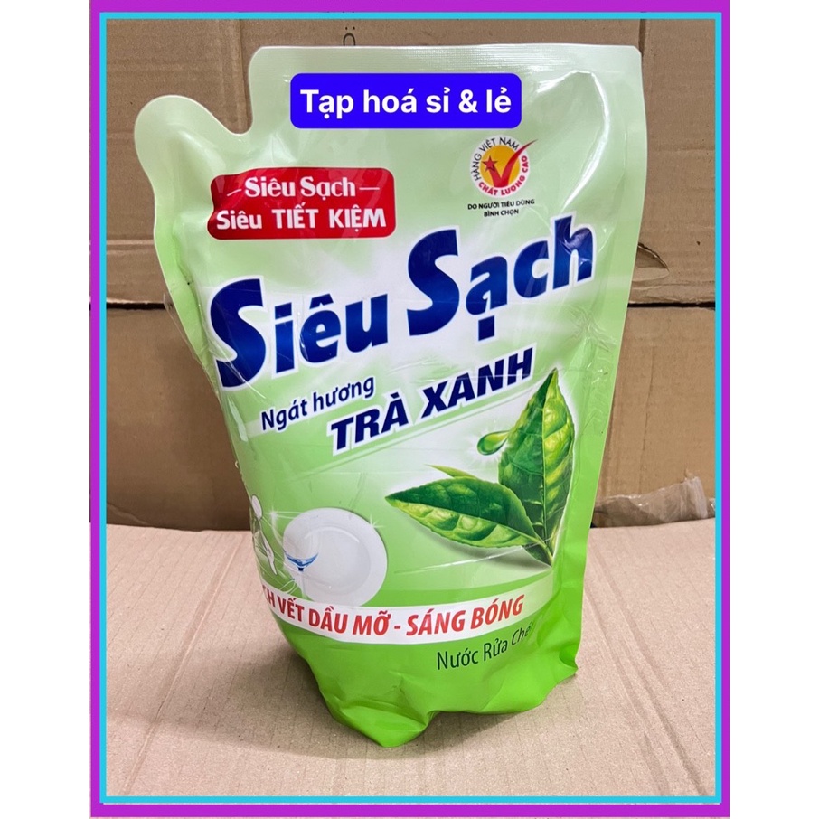 Nước rửa Chén Lix chanh / Trà xanh 1,5kg