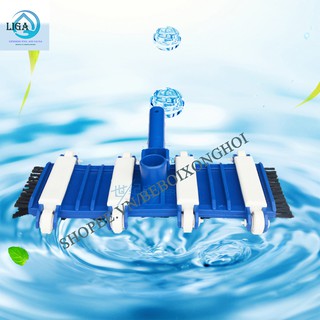 Bàn hút bể bơi 8 bánh bằng nhựa dùng để hút vệ sinh các cặn bẩn dưới đáy bể bơi và những tạp chất lắng xuống đáy